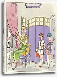Постер Неизвестен Art – Goût – Beauté, Feuillets de l’ élégance féminine, Février 1926, No. 66, 6e Année, p. 24