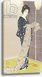 Постер Хасигути Гоё Young woman in a summer kimono,1920