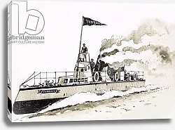 Постер Смит Джон 20в. Turbinia, steam-powered ship