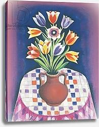 Постер Недельчев Ради (совр) Still life with Flowers, 1967