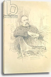 Постер Репин Илья Portrait of Nikolaj Leskov, 1889