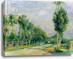 Постер Ренуар Пьер (Pierre-Auguste Renoir) The Road to Versailles at Louveciennes