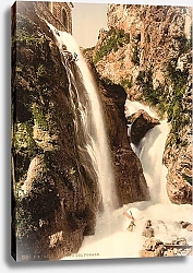 Постер Италия. Водопад Рива
