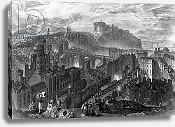 Постер Тернер Вильям (последователи) Edinburgh from the Calton Hill, engraved by George Cooke, 1820