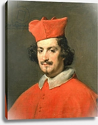 Постер Веласкес Диего (DiegoVelazquez) Portrait of Cardinal Camillo Astali Pamphili, 1650
