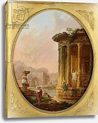 Постер Робер Юбер Temple of Vesta and the Arch of Janus Quadrifons