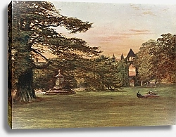 Постер Уокер Франсис Garden of Newstead Abbey