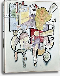 Постер Кандинский Василий Ambiguity - Painting by Vassily Kandinsky, 1939. Paris, Musee National d'Art Moderne, Centre Pompidou
