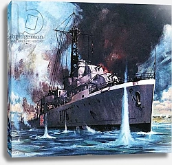 Постер МакКоннел Джеймс HMS Amethyst Runs the Gauntlet