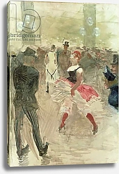 Постер Тулуз-Лотрек Анри (Henri Toulouse-Lautrec) At the Elysee, Montmartre, 1888