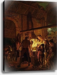 Постер Райт Джозеф The Blacksmith's Shop