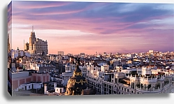 Постер Мадрид на закате, Испания