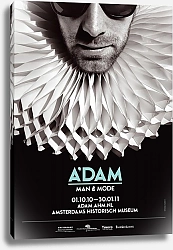 Постер Неизвестен Affiche voor tentoonstelling ‘A’DAM, Man and Mode’