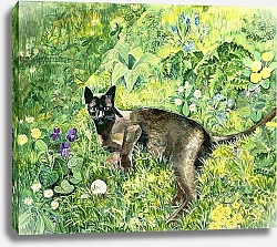 Постер Джонс Хилари (совр) Golfing Cat