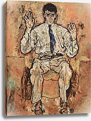 Постер Шиле Эгон (Egon Schiele) Портрет Альберта Париса фон Гютерсло