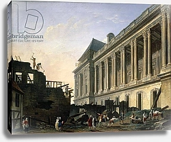 Постер Демаки Пьер The Clearing of the Louvre colonnade, 1764
