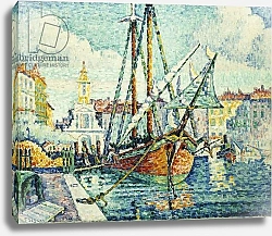 Постер Синьяк Поль (Paul Signac) The Port of St. Tropez; Le Port de St. Tropez, 1923