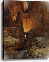 Постер Моран Томас A Side Canyon, Grand Canyon of Arizona, 1915