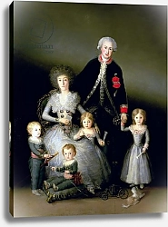 Постер Гойя Франсиско (Francisco de Goya) The Duke of Osuna and his Family, 1788