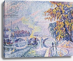 Постер Синьяк Поль (Paul Signac) Pont Royal, Autumn; Pont Royal, Automne, 1930