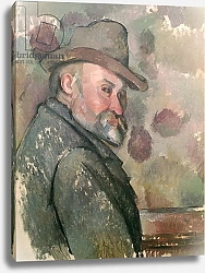 Постер Сезанн Поль (Paul Cezanne) Self Portrait, 1890-94
