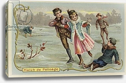 Постер Школа: Французская Ice skating 1