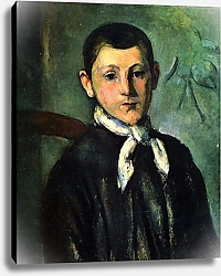 Постер Сезанн Поль (Paul Cezanne) Портрет Луи Гийома