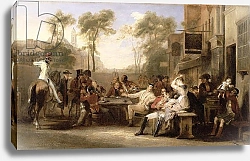 Постер Уилки Давид Сэр Chelsea Pensioners Receiving the Gazette Announcing the Battle of Waterloo, c.1819