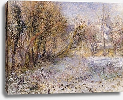 Постер Ренуар Пьер (Pierre-Auguste Renoir) Snowy Landscape