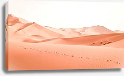 Постер Следы в розовых песках