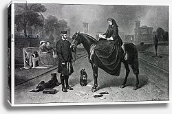Постер Лэндсир Эдвин Queen Victoria at Osborne, after the painting of 1865