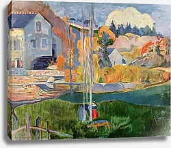 Постер Гоген Поль (Paul Gauguin) Мельница Давида в Понт- Авене