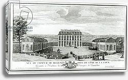 Постер Риго Жак View of the Courtyard Facade of the Bellevue Castle, c.1750