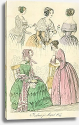 Постер Fashions for August 1847