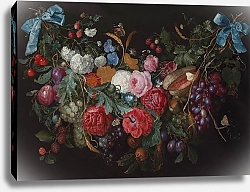 Постер Волскапелле Якоб Гирлянда с цветами
