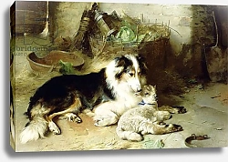Постер Хант Уолтер Motherless-The Shepherd's Pet, 1897