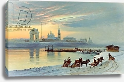 Постер Добровольский Николай The Angara Embankment in Irkutsk, 1886