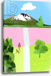 Постер Хируёки Исутзу (совр) Pink Hill 1
