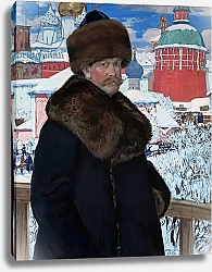 Постер Кустодиев Борис Self Portrait, 1912