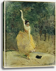 Постер Тулуз-Лотрек Анри (Henri Toulouse-Lautrec) The Spanish Dancer, 1888