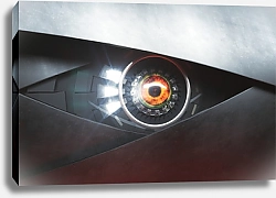 Постер Жёлтый роботизированный глаз