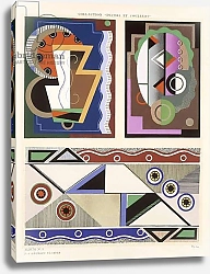 Постер Вальмье Жорж Abstract designs, from 'Decorations and Colours', published 1930