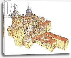 Постер Азнар Ценамор Фернандо Salamanca Cathedral. Spain