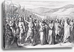 Постер Перкинс (грав) The Secession of the People to the Mons Sacer, engraved by B.Barloccini, 1849