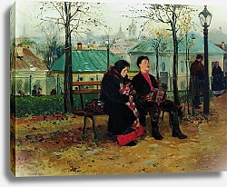 Постер Маковский Владимир На бульваре. 1886-1887