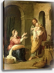 Постер Мурильо Бартоломе The Holy Family, c.1660-70