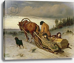 Постер Перов Василий Seeing off the Dead, 1865