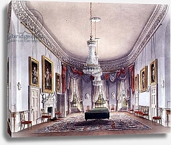 Постер Пайн Уильям (грав) The Dining Room, Frogmore from Pyne's 'Royal Residences', 1818