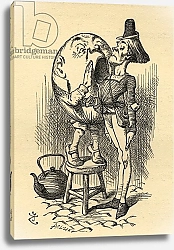 Постер Тениель Джон Humpty Dumpty, illustration from 'Through the Looking Glass' by Lewis Carroll first published 1871