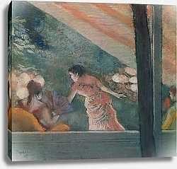 Постер Дега Эдгар (Edgar Degas) Cafe Concert at the Ambassadeurs, 1885
